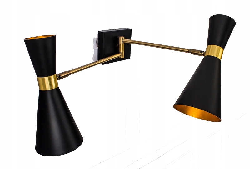 

Kinkiet Czarny nowoczesny loft młodzieżowy ścianę