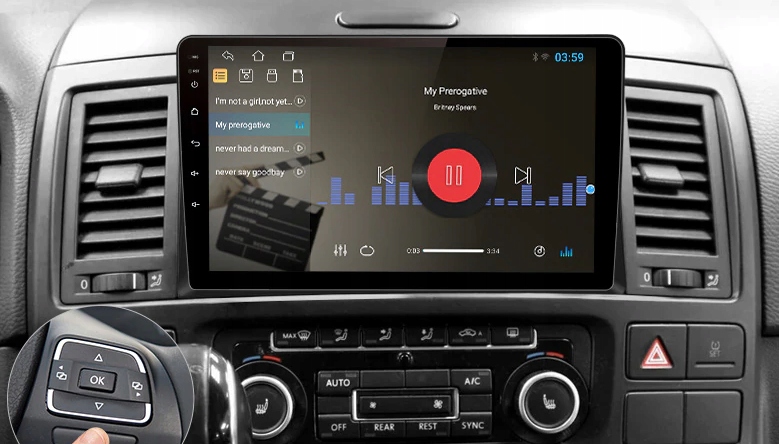 Radio nawigacja VW Volkswagen Multivan T5 Android Model Touareg T5