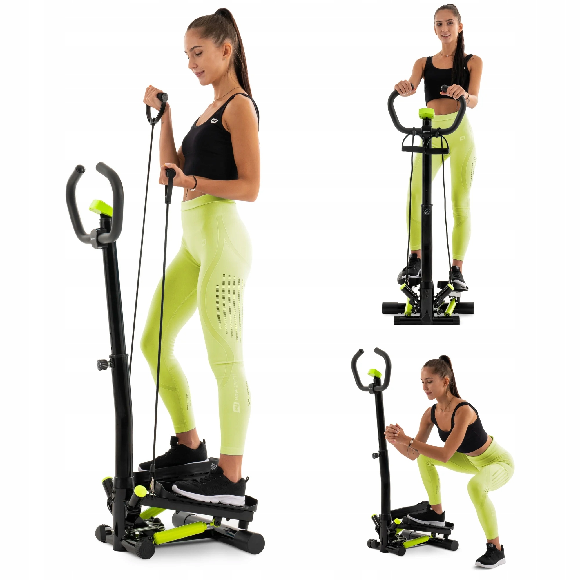 Stepper Skrętny Komunowy z Ekspanderami Domowy Trenażer do Ćwiczeń