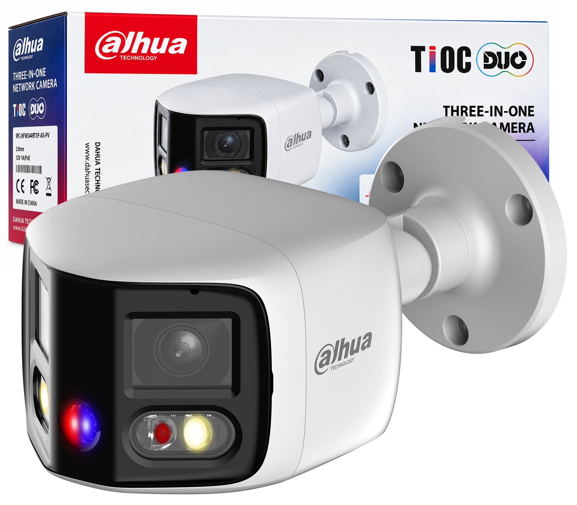 8Mpx panoramatická Ip kamera TiOC Dahua IPC-PFW3849S-A180-E2-AS-PV
