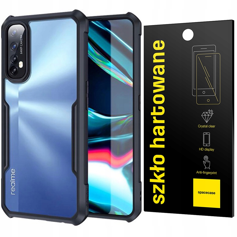 

Etui Case Beetle Obudowa Do Realme 7 Pełne Szkło