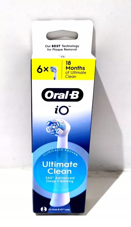Końcówki Do Szczoteczki Oral-b Io Ultimate Clean 6 Sztuk