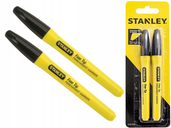 

Stanley 0-47-316 Marker Fine Tip Czarny 2szt