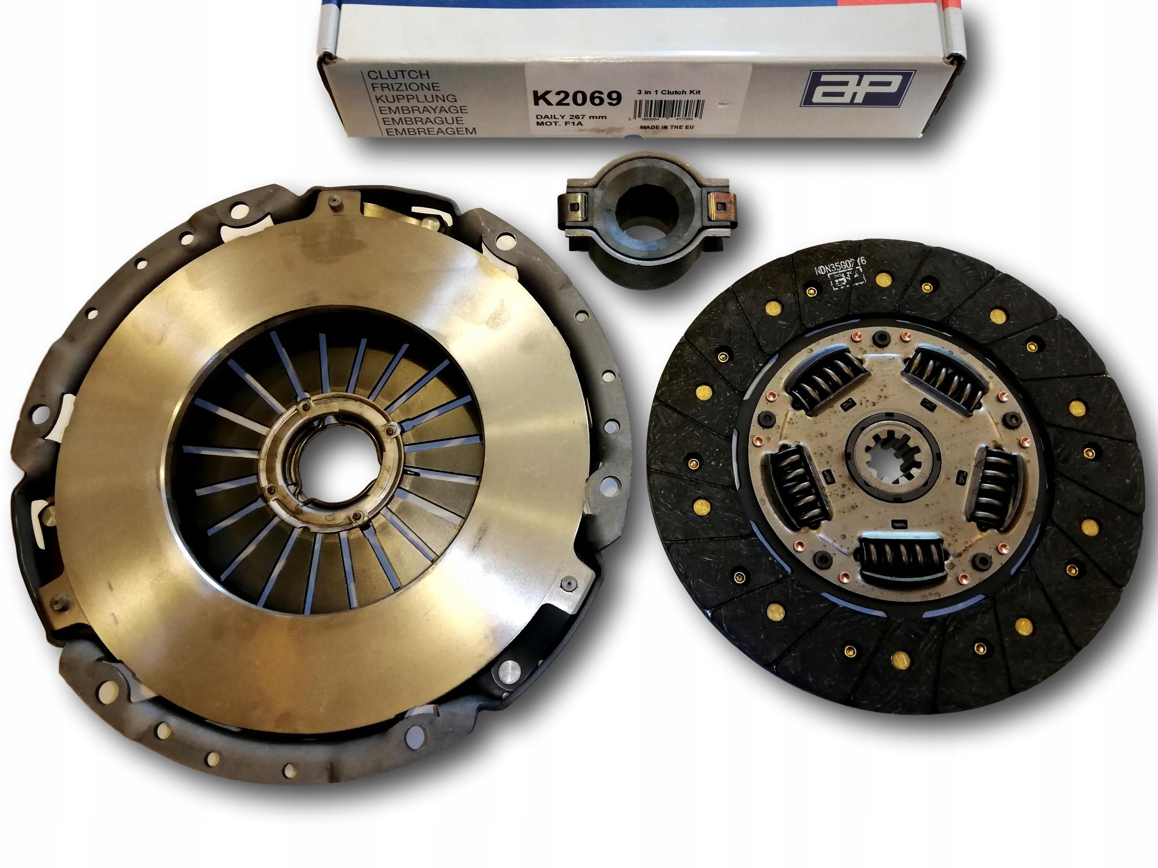 SPRZĘGŁO IVECO DAILY 2.3 2006- 267MM AP K2069 EAN (GTIN) 5060064417089