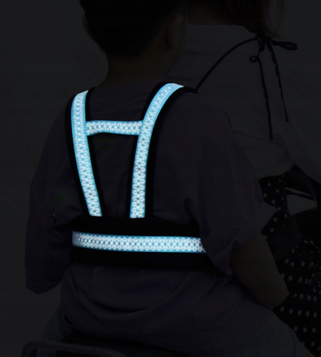 PAS BEZPIECZEŃSTWA SZELKI DZIECKA MOTOR MOTOCYKL Kolor zielony