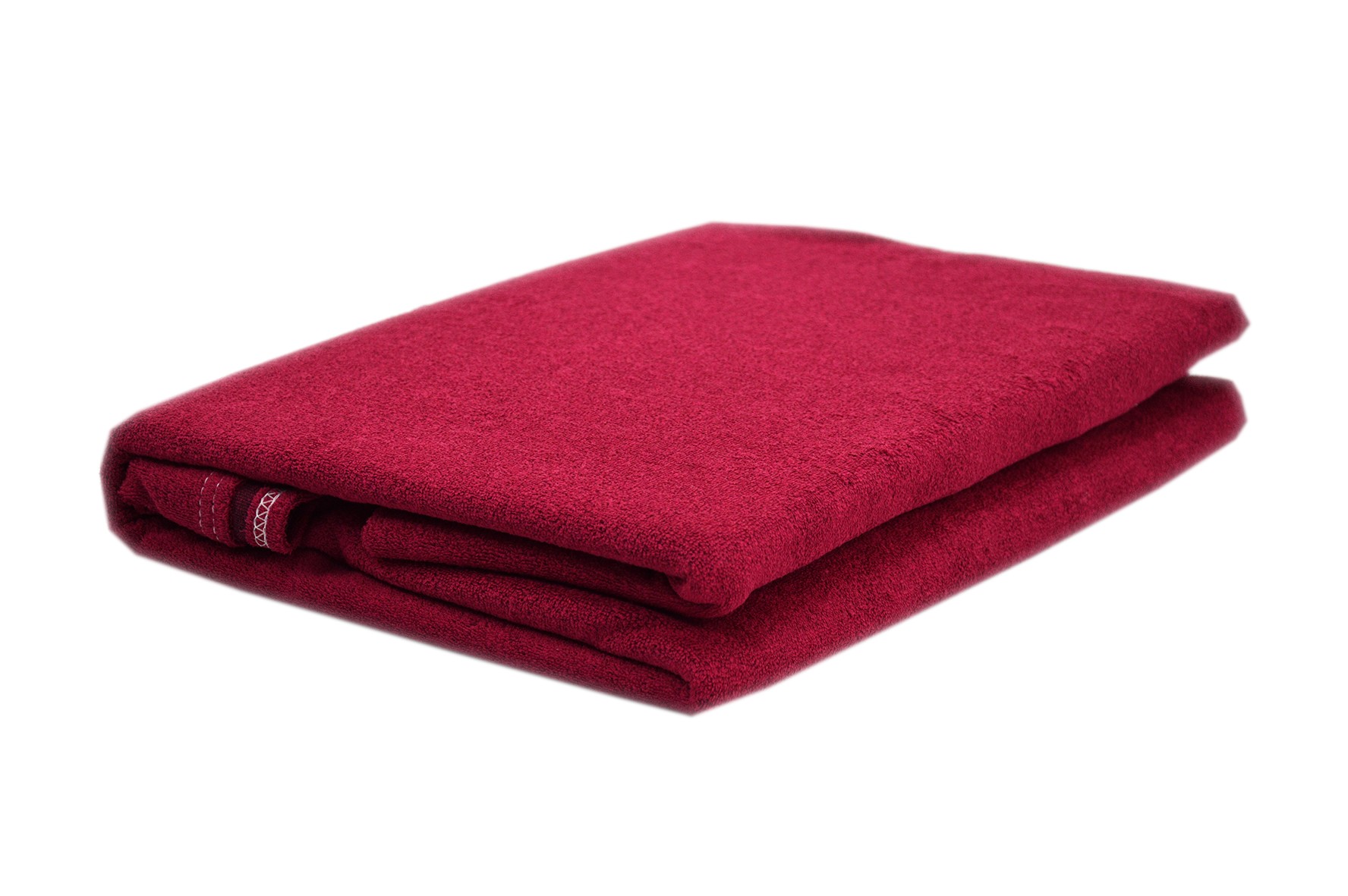 

Prześcieradło frotte bez gumki 160x200 bordo Kobi
