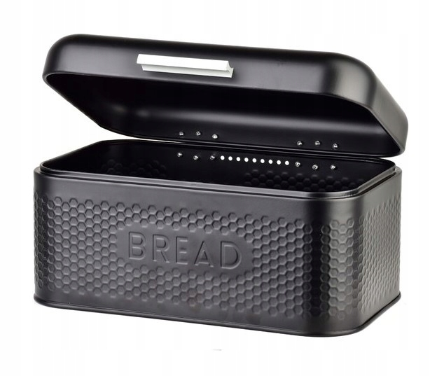 CHLEBAK POJEMNIK NA PIECZYWO CZARNY HONEY STALOWY