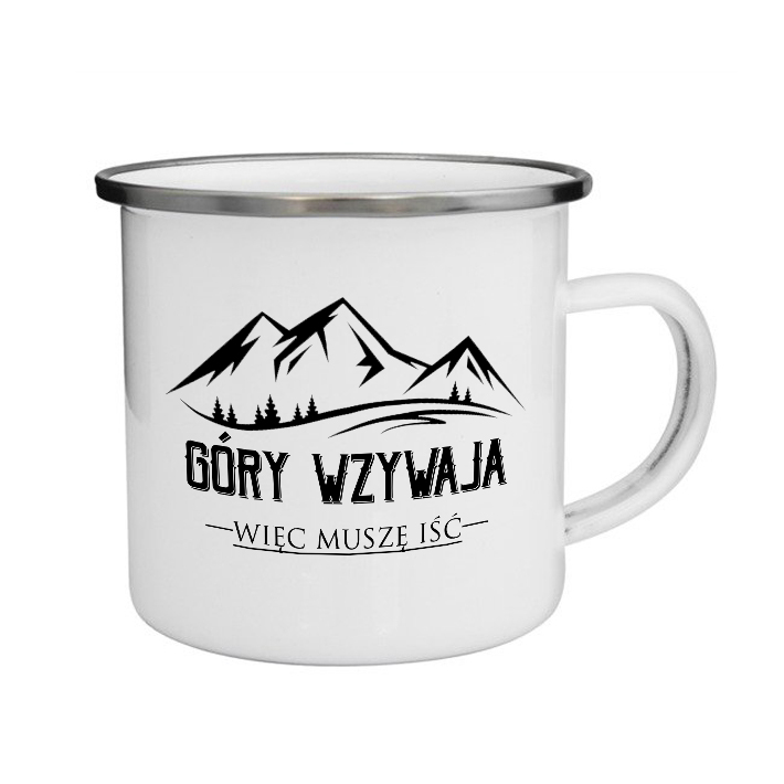 

Kubek Emaliowany Twoje Imię Góry Wzywają