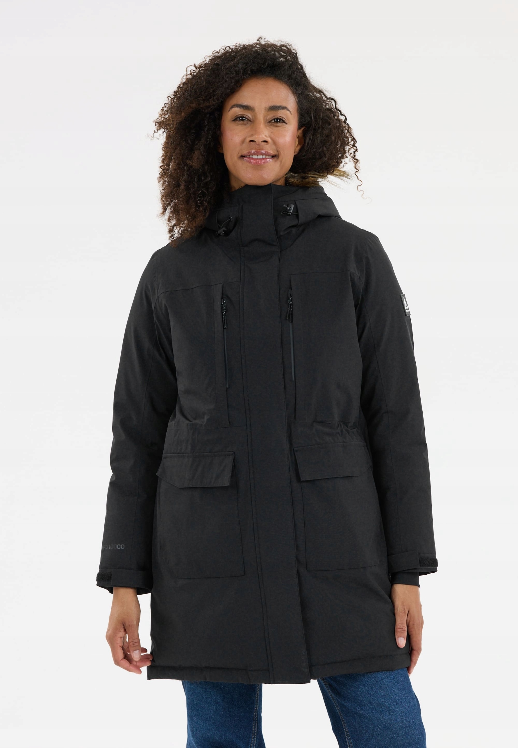 Dámská zimní parka s tepelnou membránou Whistler Bluff W-pro 10000 Černá 44