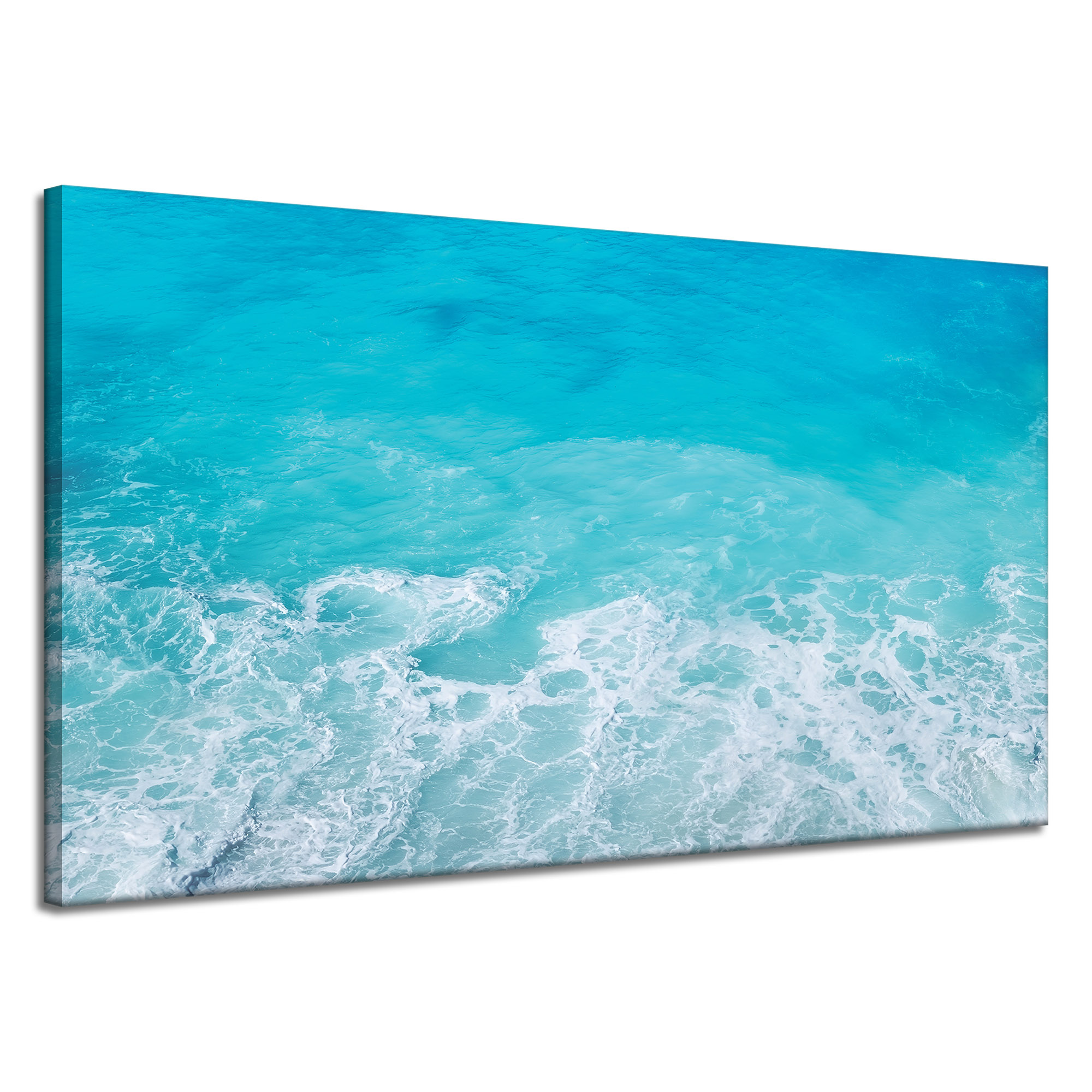 Obraz na plátně Pěna na moři Vlny Voda 120x70 cm Ideální jako dárek