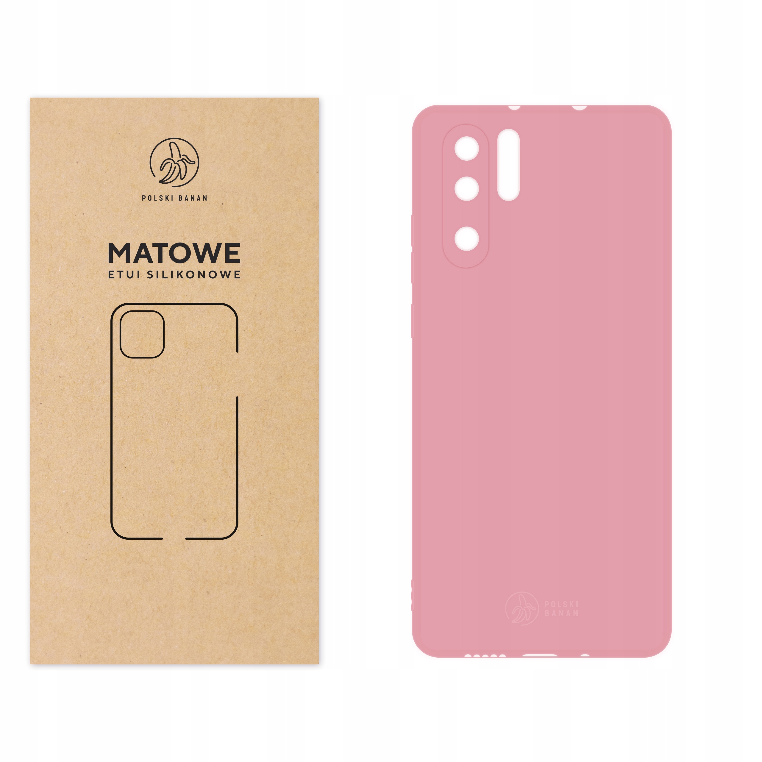 

Etui Matowe do Huawei P30 Pro różowe