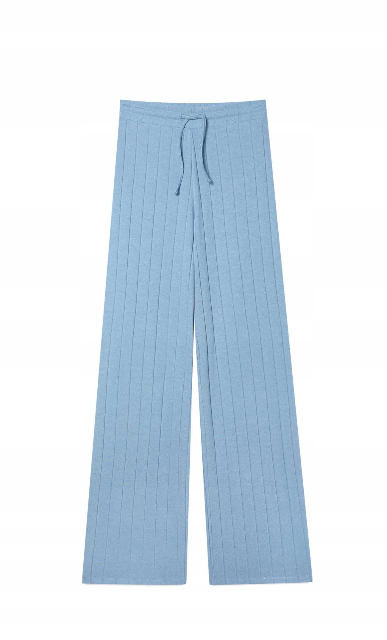 STRADIVARIUS PRĄŻKOWANE SZEROKIE SPODNIE 1151627 Rozmiar M