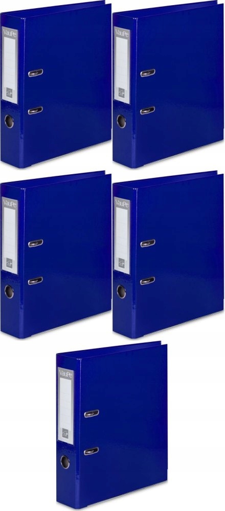 Segregator A4 50mm niebieski VauPe FCK Premium do 350 kartek biurowy x 5
