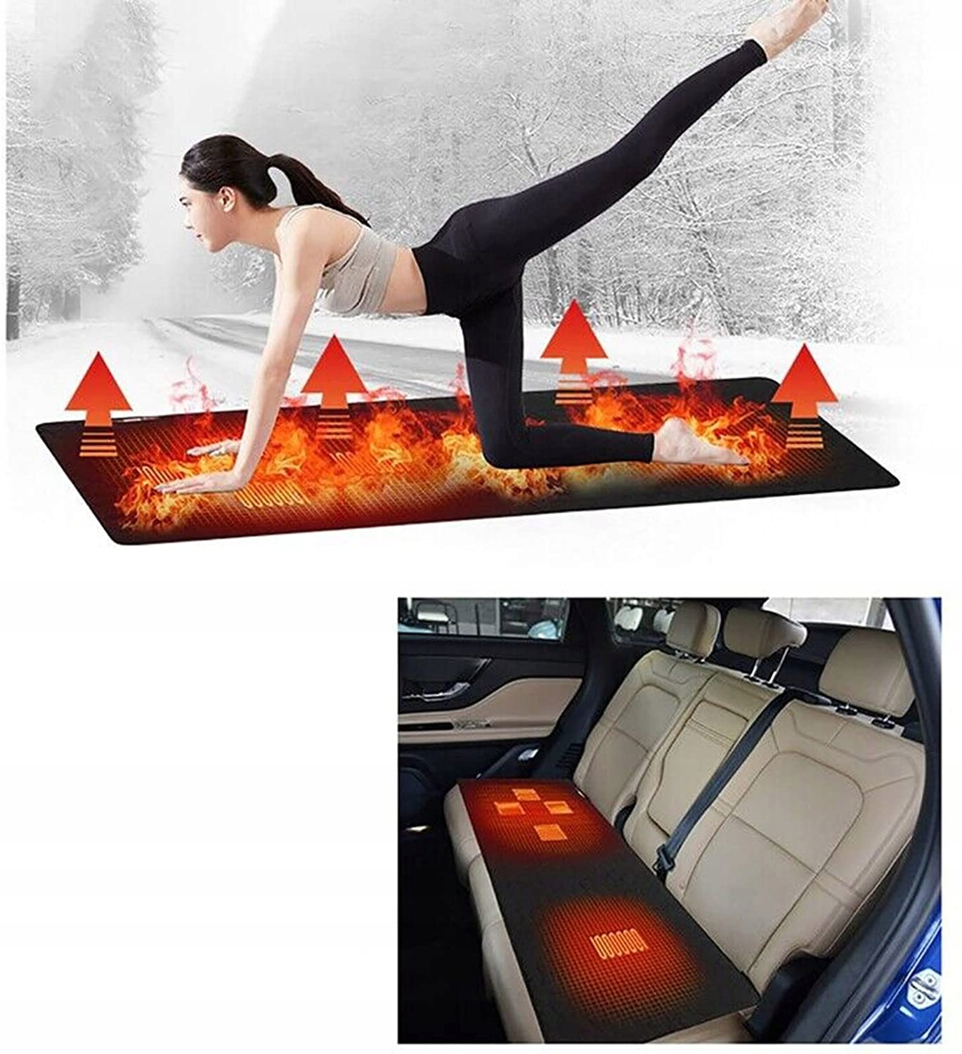 PODGRZEWANY MATERAC WKŁADKA do ŚPIWORA + POWERBANK ŚPIWÓR ZIMOWY Rodzaj docieplająca