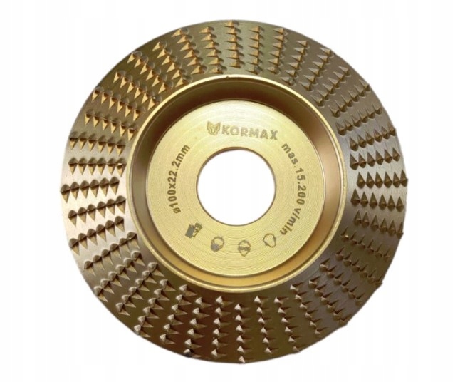 Zestaw dwóch tarników do drewna 100mm wypukły + lekko skośny KORMAX Marka Kormax