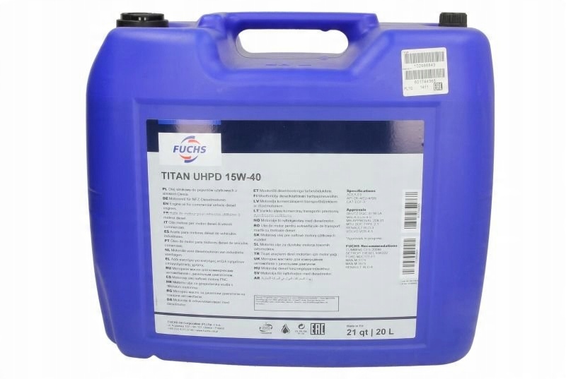 

Fuchs Titan Uhpd 15W40 20L.