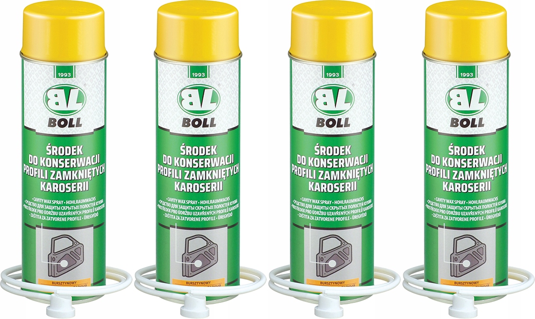 BOLL DO KONSERWACJI PROFILI ZAMKNIĘTYCH 4 x 500ML