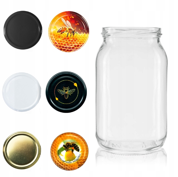 32x 900ml Słoik szklany zakrętka 82mm słoiki szklane na przetwory miód