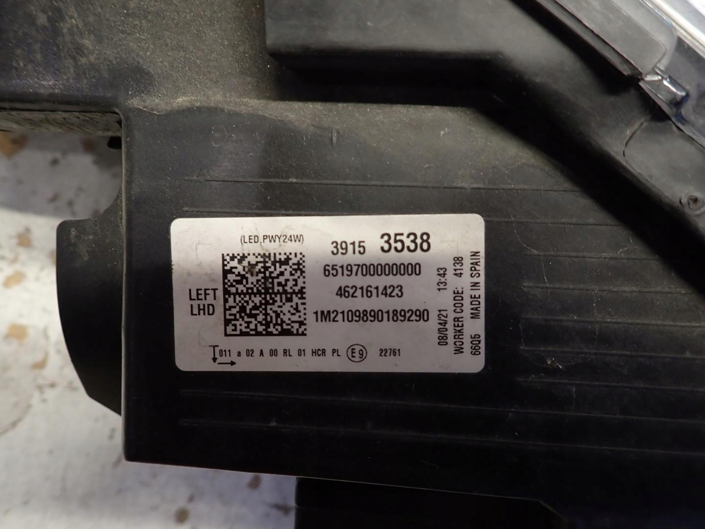 light front front left OPEL CROSSLAND X 2017- FULL LED 39153538