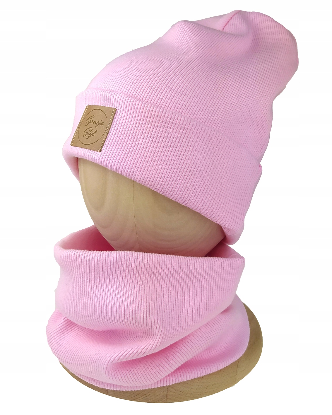 

Zestaw zimowy Czapka+Komin dla dziewczynki r.52-55