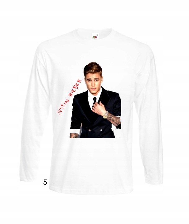 

Bluzka Męska Wzory Justin Bieber Biber