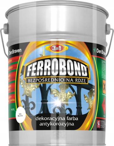 Farba na rdzę 3w1 Szary Grafit Antykorozyjna 7024 5 L