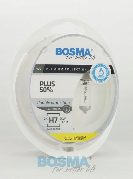 

Plus 50% 12V 55W PX26D H7 Twin Box 2 Szt Plus 50%