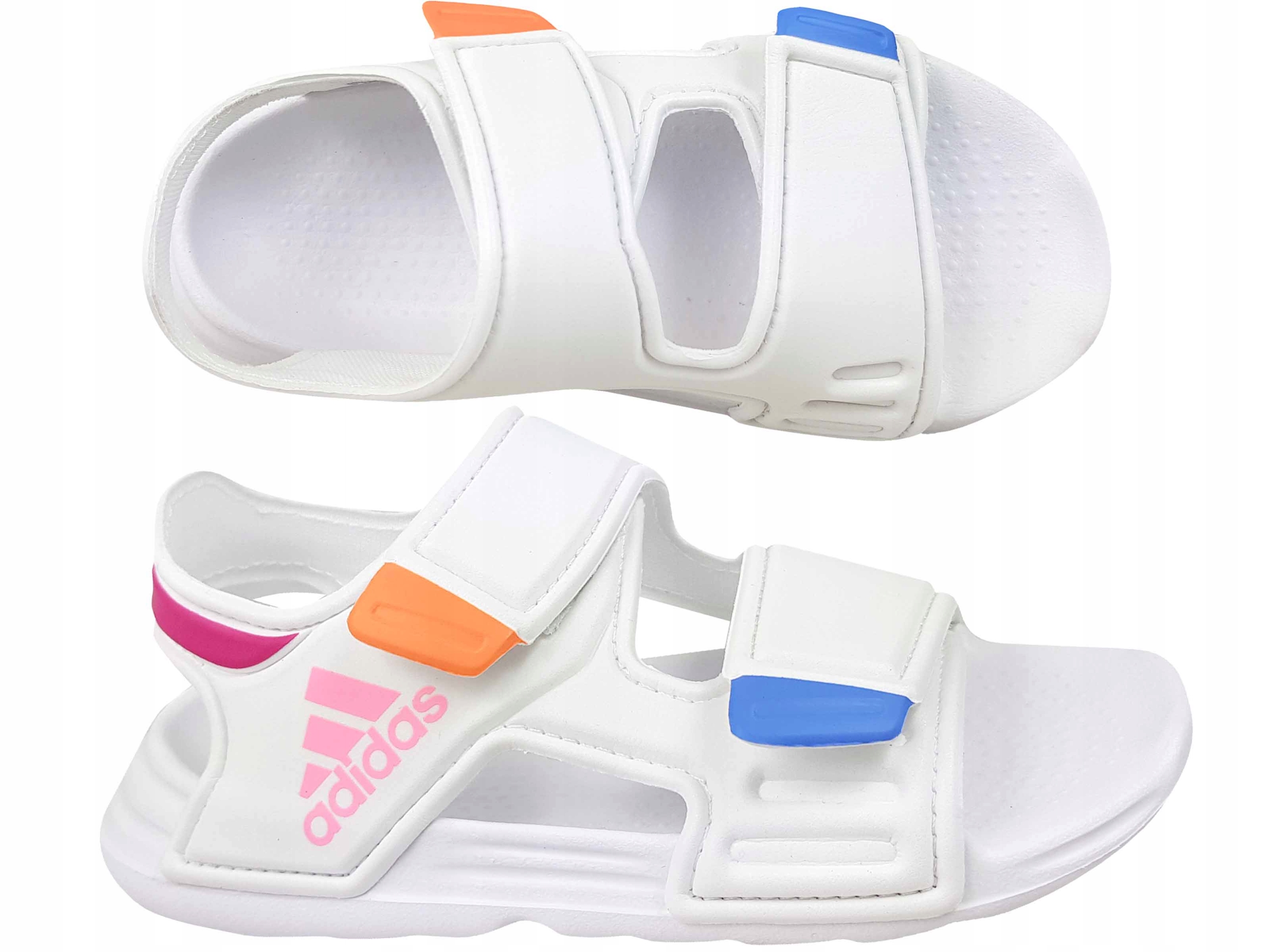 ADIDAS ALTASWIM SANDAŁY SANDAŁKI DZIECIĘCE NA RZEP Bohater brak