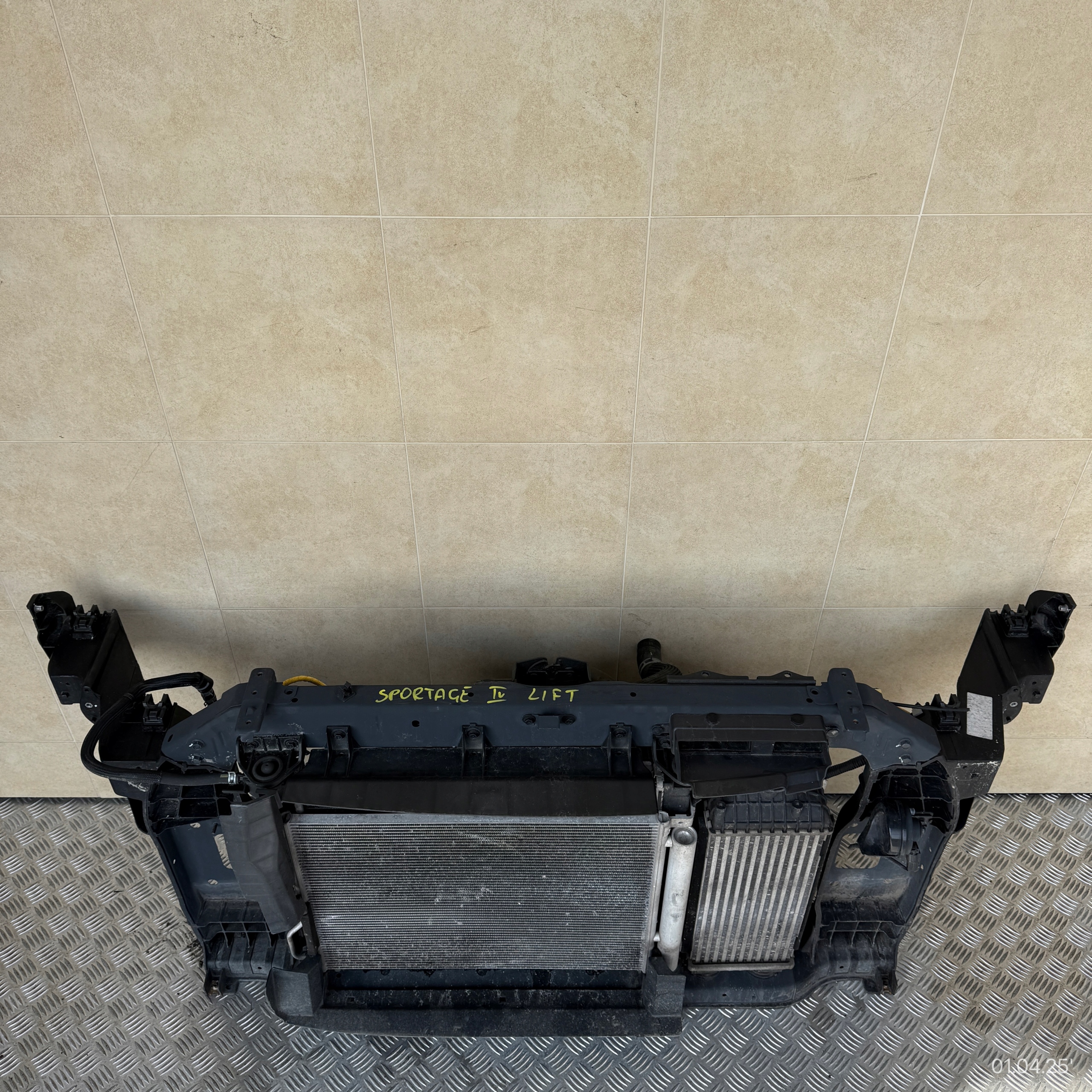 support panel for radiators complete KIA SPORTAGE IV LIFT GT LINE 1.6 CRDI