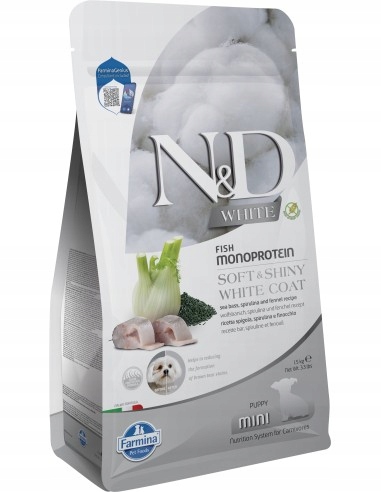 Farmina Nd White Dog Puppy Mini 1,5KG karma dla szczeniąt białych ras