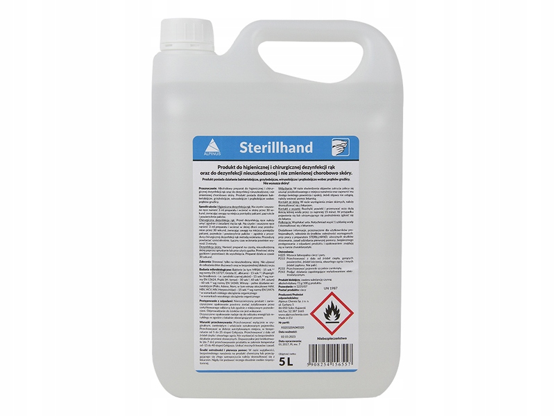 

Płyn do dezynfekcji Alpinus Sterillhand 5l