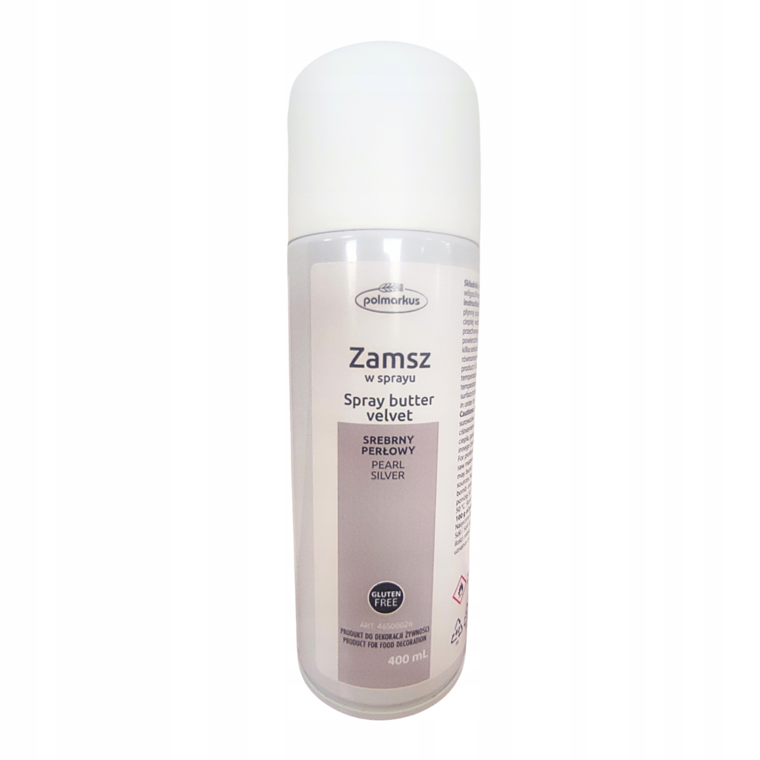 Levně Polmarkus Stříbrný Perleťový Semiš ve spreji 400ml