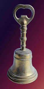 DZWONEK Z OTWIERACZEM MOSIĄDZ