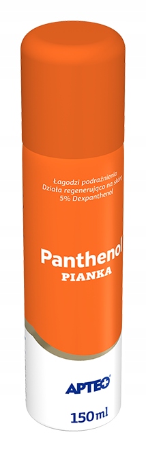 

Panthenol Pianka 150 ml Na Oparzenia Słoneczne