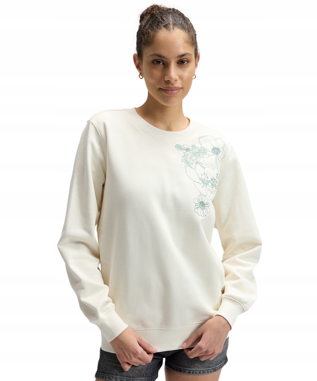 Mikina Lee Flower Sws 112377765 Natural L