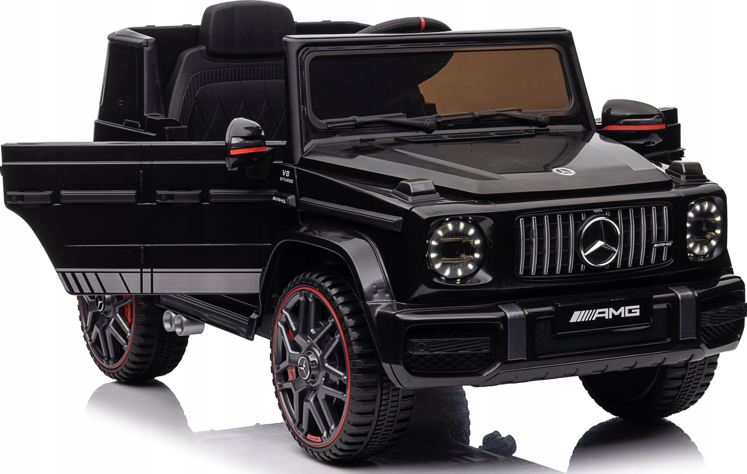 Auto na akumulator Mercedes G63 Amg Skóra, Eva 4x4