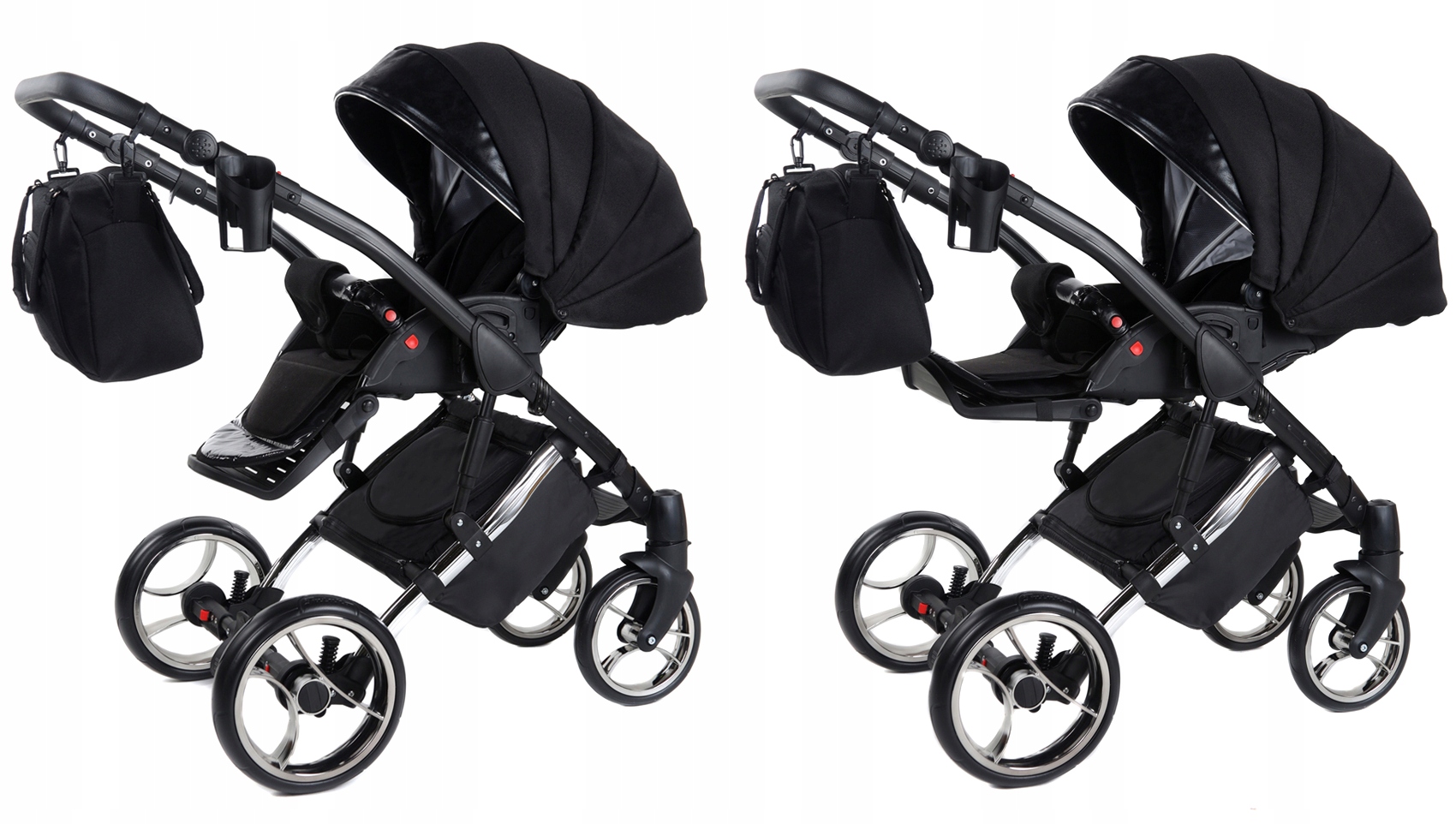 WÓZEK WIELOFUNKCYJNY 3W1 DAYTONA GT FOTELIK AVIONAUT COSMO Rodzaj kół Żelowe