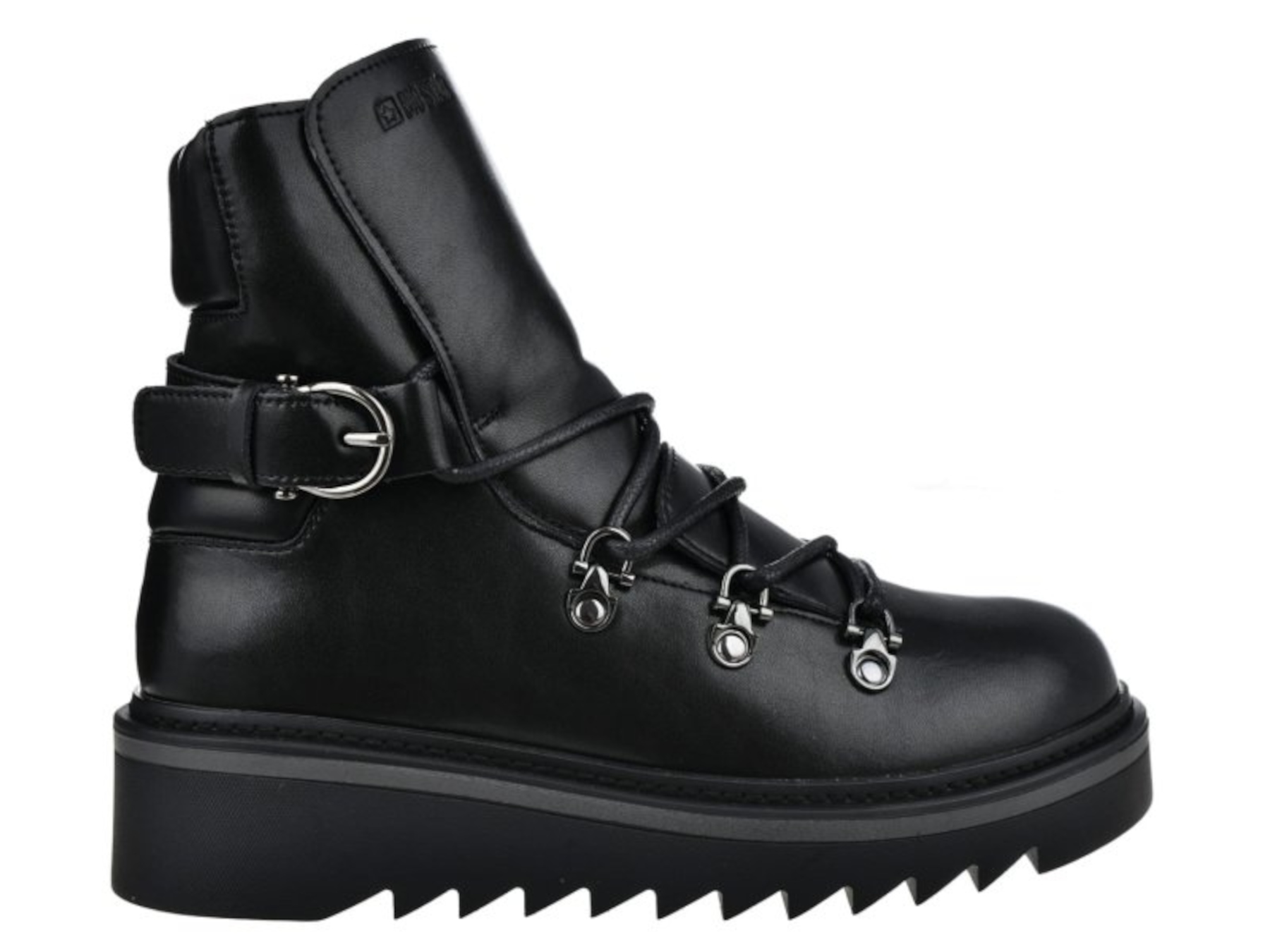 Boty dámské kotníkové boty Trapery Big Star OO274298 workery černé kůže 38