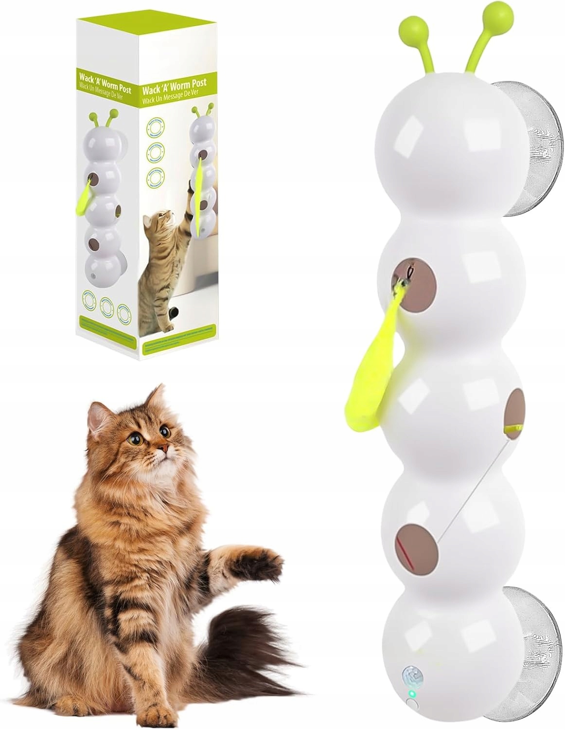 Levně Automatická Elektrická Hračka Pro Kočky Pohybovým Senzorem Peří