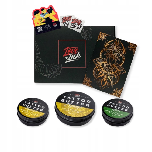 Loveink sada pro péči o tetování Papaya 100 ml 2x50 ml Papaya & Aloe