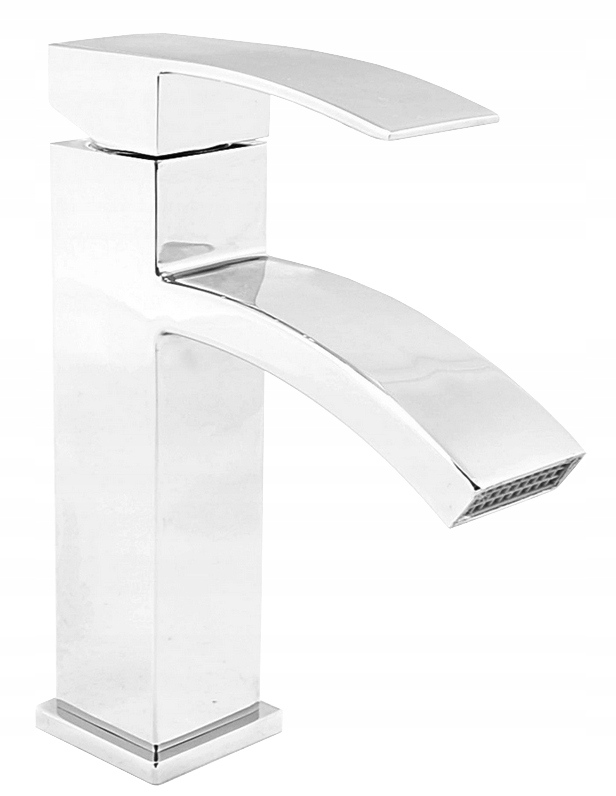 Kaskada Chromová Umyvadlová Baterie Vodopád Baterie