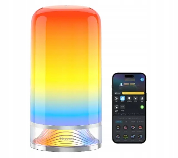 Lampa stojąca stołowa nocna Govee H6022 Bluetooth Wifi Regulacja jasności