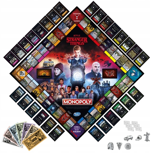 GRA MONOPOLY STRANGER THINGS F2544 HASBRO Nazwa Monopoly Stranger Things