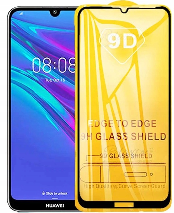 

Szkło Hartowane 9H Pełne 9D do Huawei Y6S