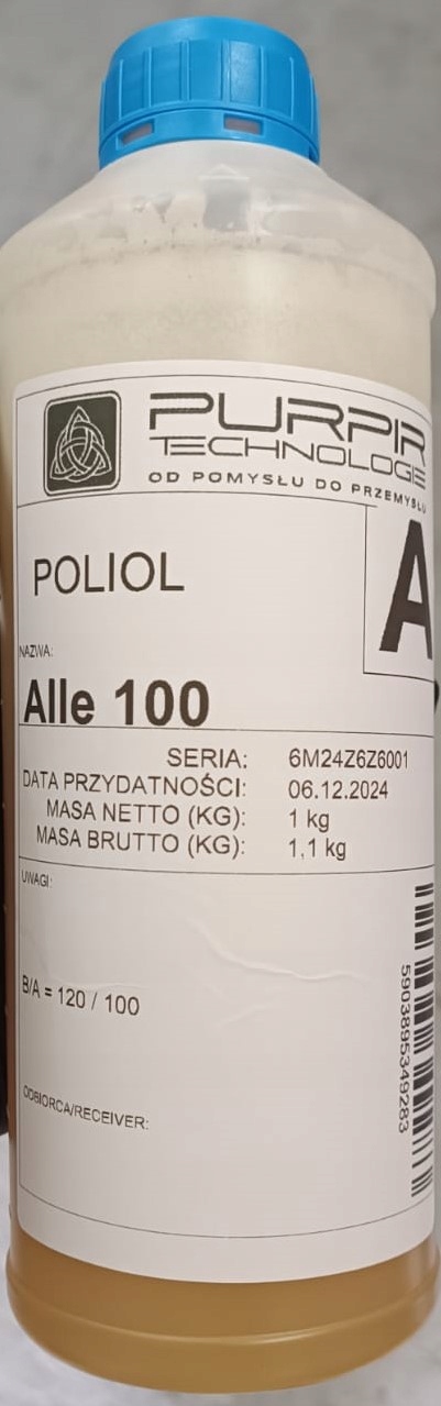 Polyuretanová pěna o hustotě 100kg/m3 tekutá, tvrdá pěna, Pur pěna