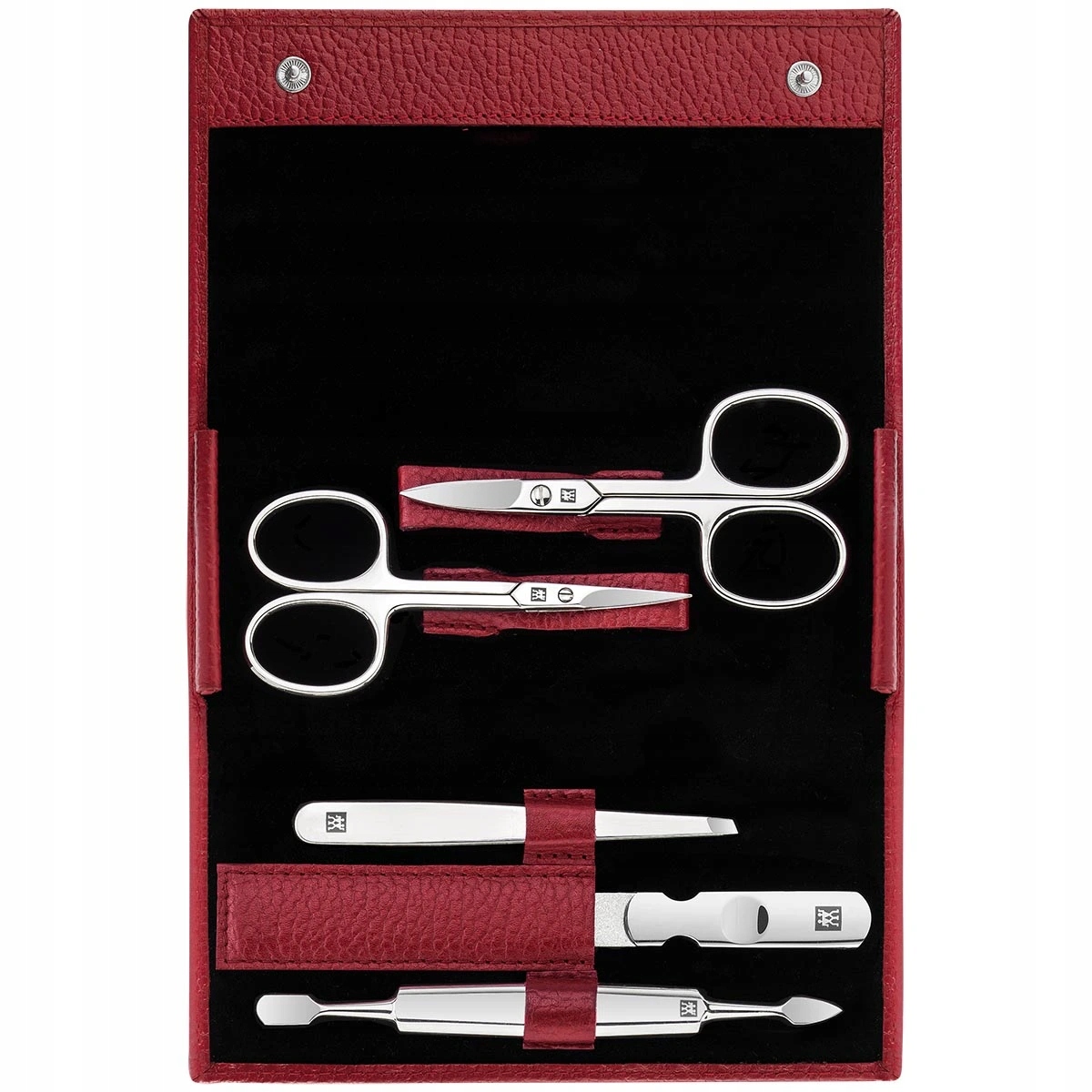 Zwilling Bt Classic Inox Dámská kožená sada na manikúru č.97438 červená