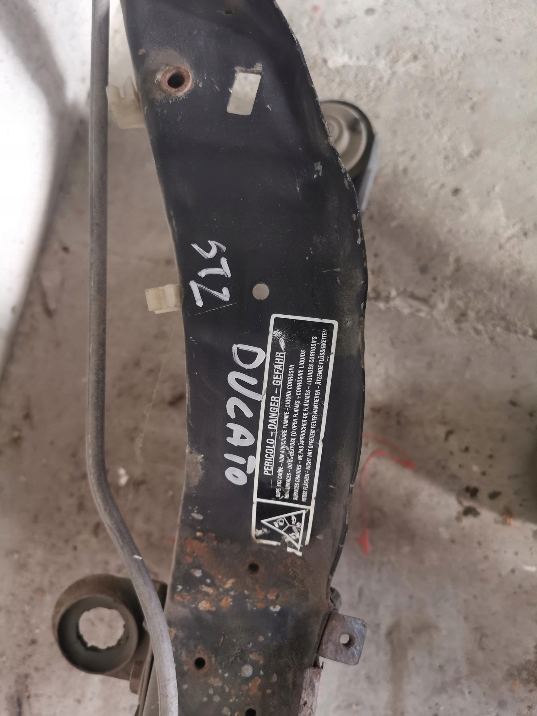support panel for radiators pillar FIAT DUCATO II 02-06