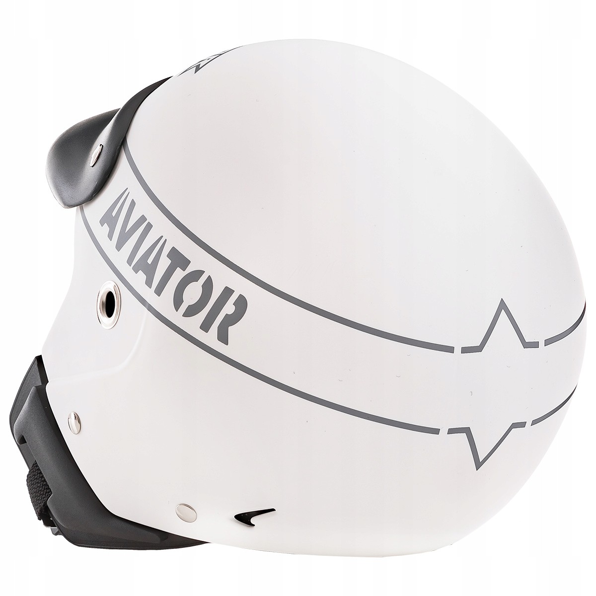 KASK MOTOCYKLOWY MAT NA SKUTER MOTOR Z BLENDĄ ST L Typ Otwarte / Jet