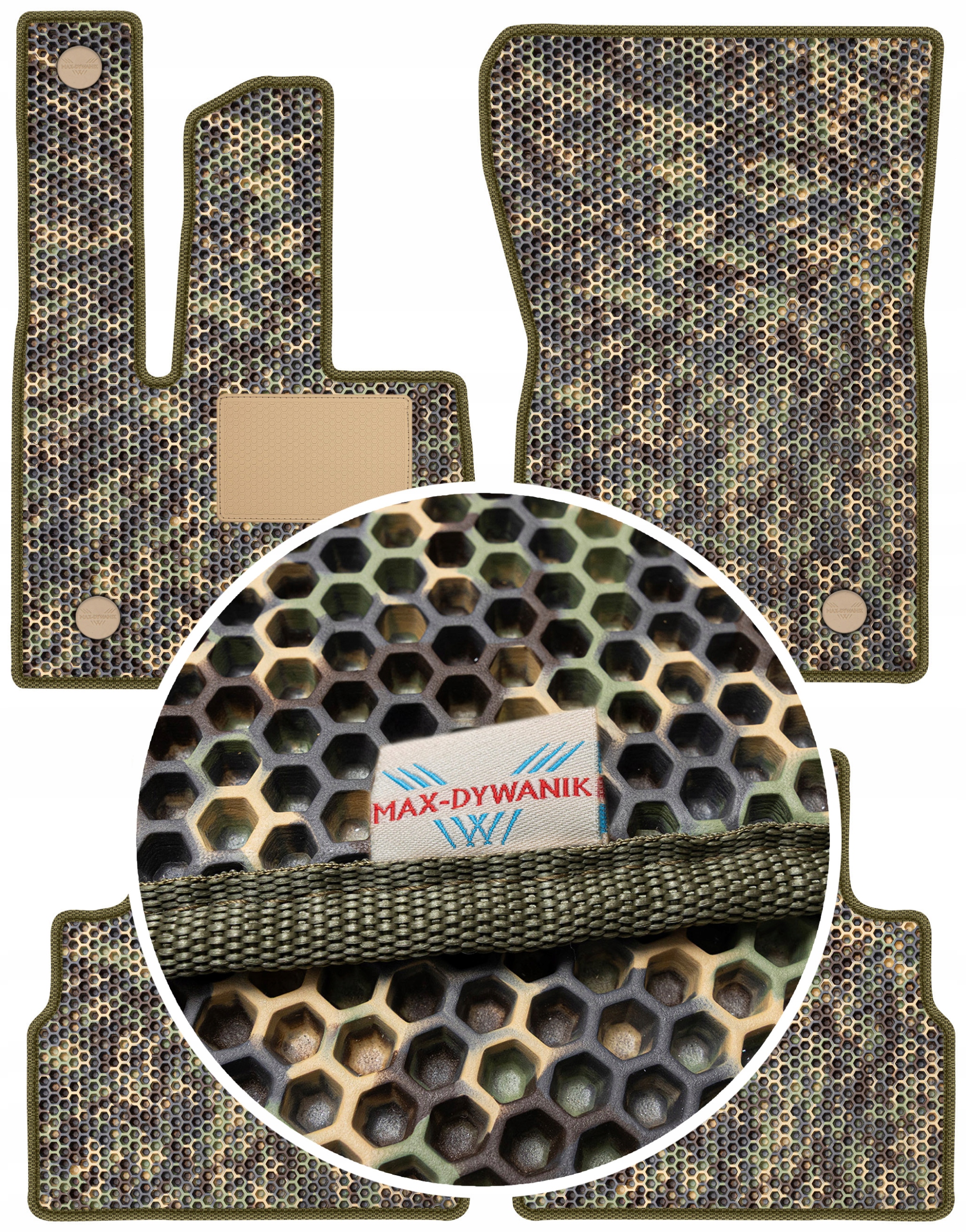 G-Klasa W464 2018 Gumové rohože do auta Eva Moro