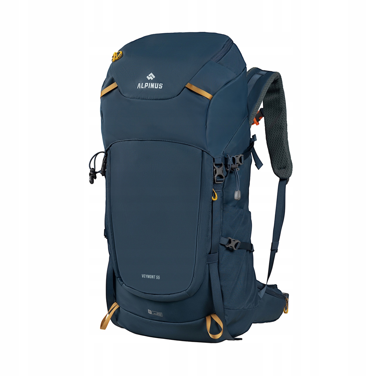 Plecak Alpinus Trekkingowy 55L Turystyczny +pokrowiec Veymont Navy